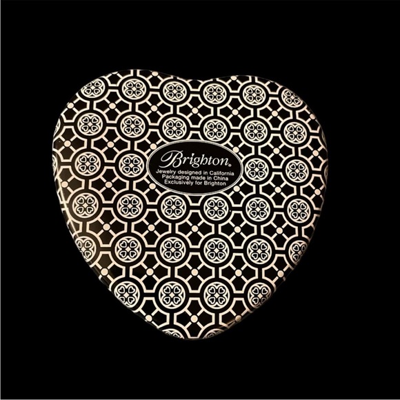 Vintage Brighton Pebble Pave Swarovski Crystal Gunmetal Necklace/Earring Set - Picture 10 of 10